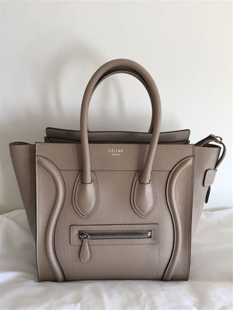 celine micro luggage dune|Celine micro luggage handbag.